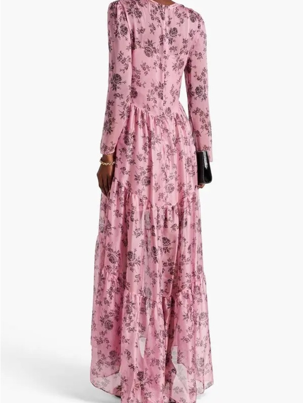 Philosophy di Lorenzo Serafini Pink Floral Tiered Maxi Dress - Picture 2 of 6